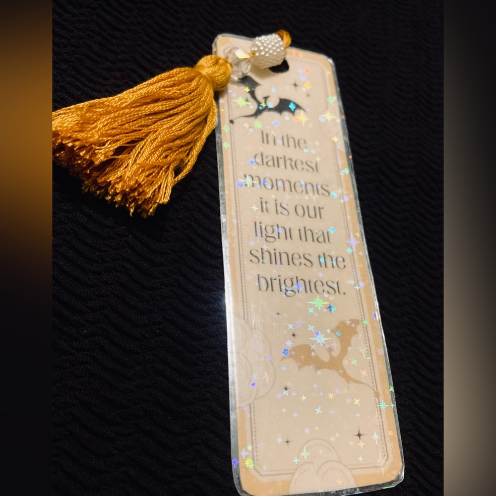 Fourth wing bookmark